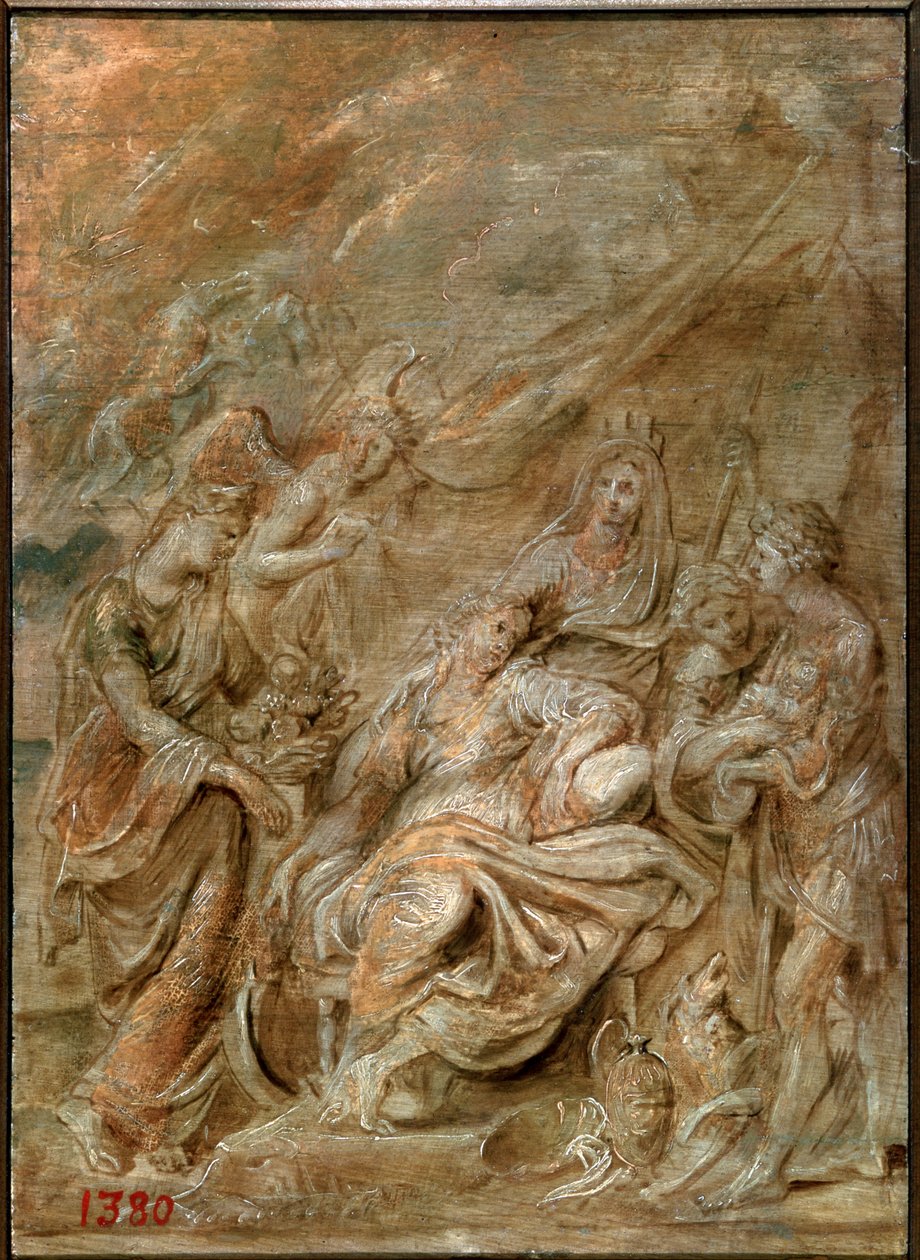 Dauphinin syntymä, Ludvig XIII, 1622. tekijältä Peter Paul Rubens