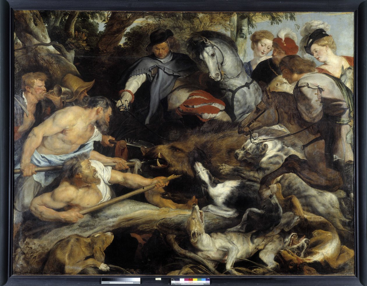 Villisian metsästys tekijältä Peter Paul Rubens