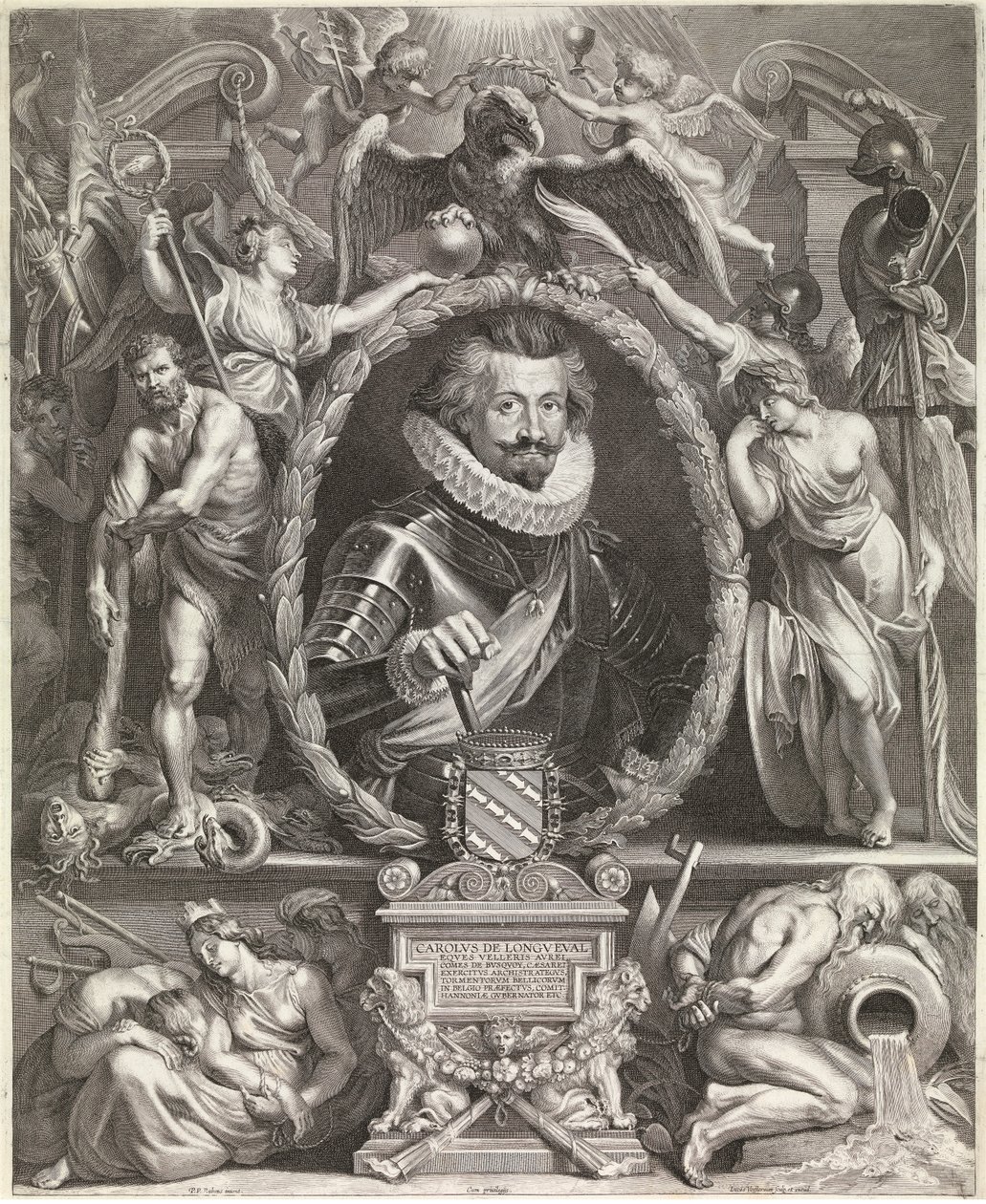 Charles Bonaventure de Longueval (kaiverrus) tekijältä Peter Paul Rubens