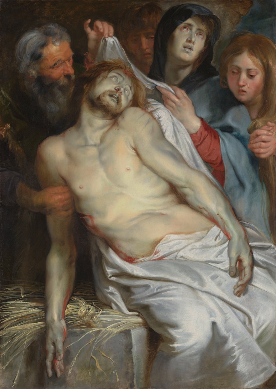 Kristus olkipenkillä tekijältä Peter Paul Rubens