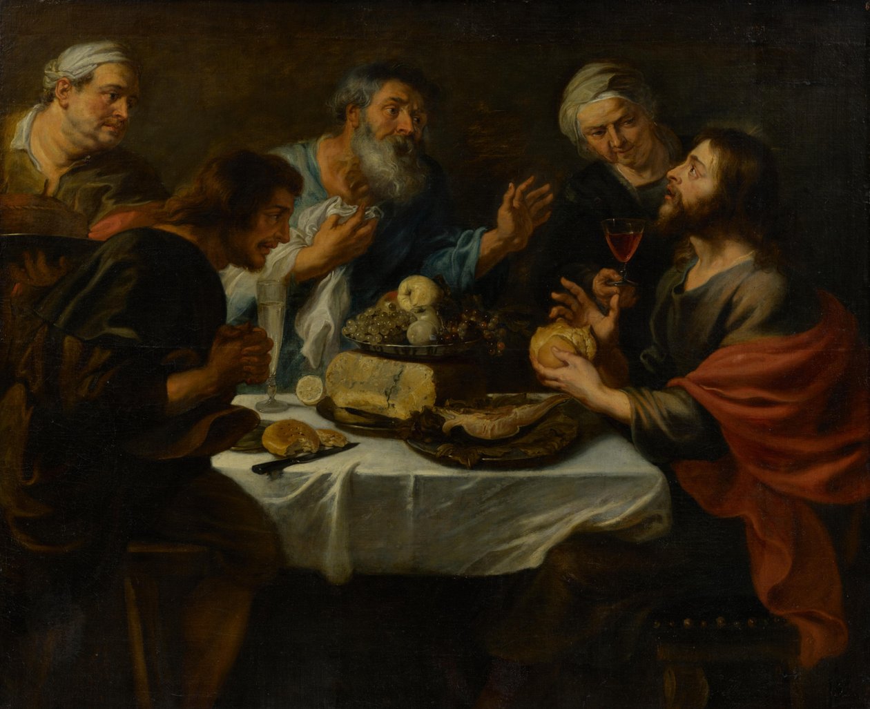 Kristus Emmauksessa tekijältä Peter Paul Rubens