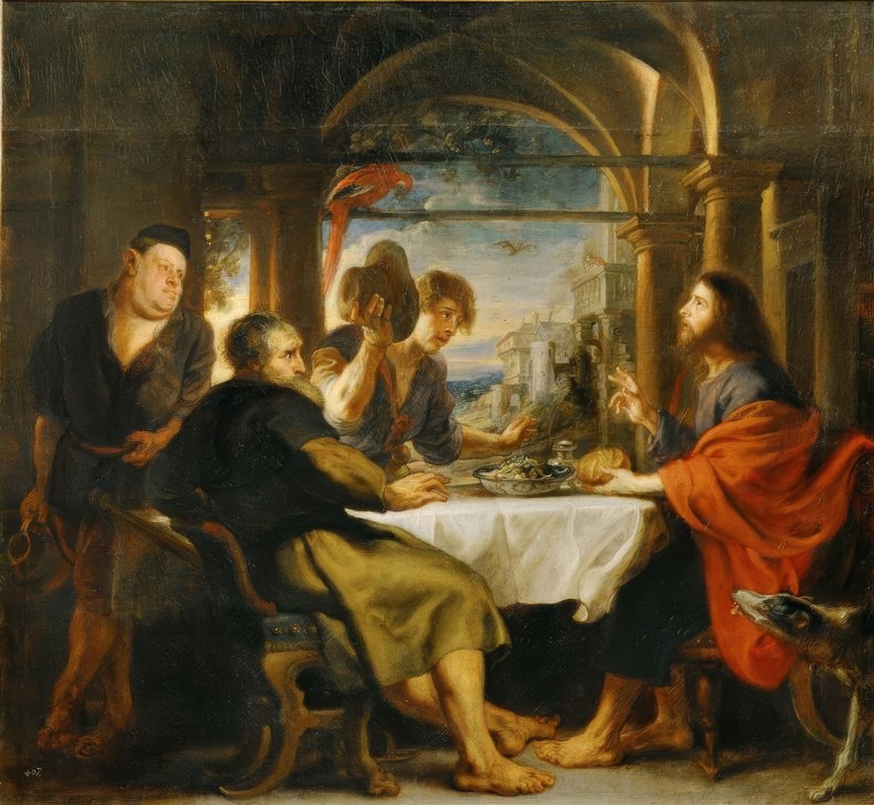 Christus Emmauksessa tekijältä Peter Paul Rubens