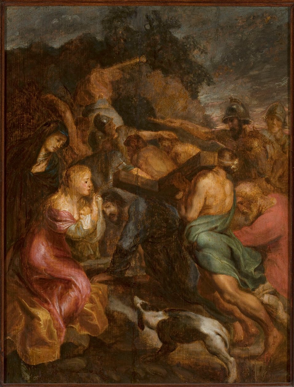 Kristus kaatuu ristin alla tekijältä Peter Paul Rubens