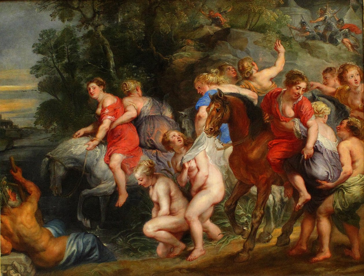 Cloelia ohittaa Tiberin tekijältä Peter Paul Rubens