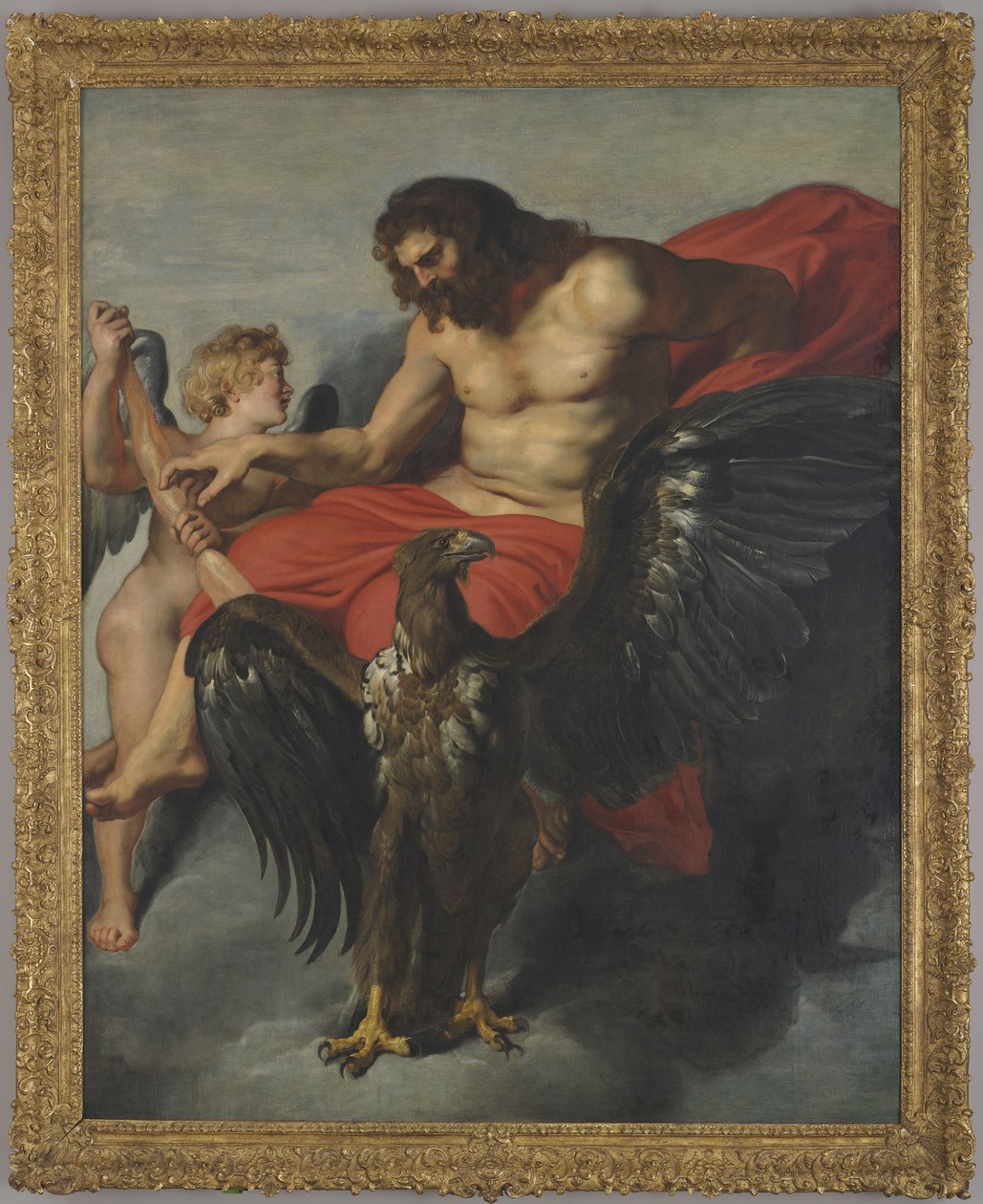 Amor anoo Jupiterilta apua tekijältä Peter Paul Rubens