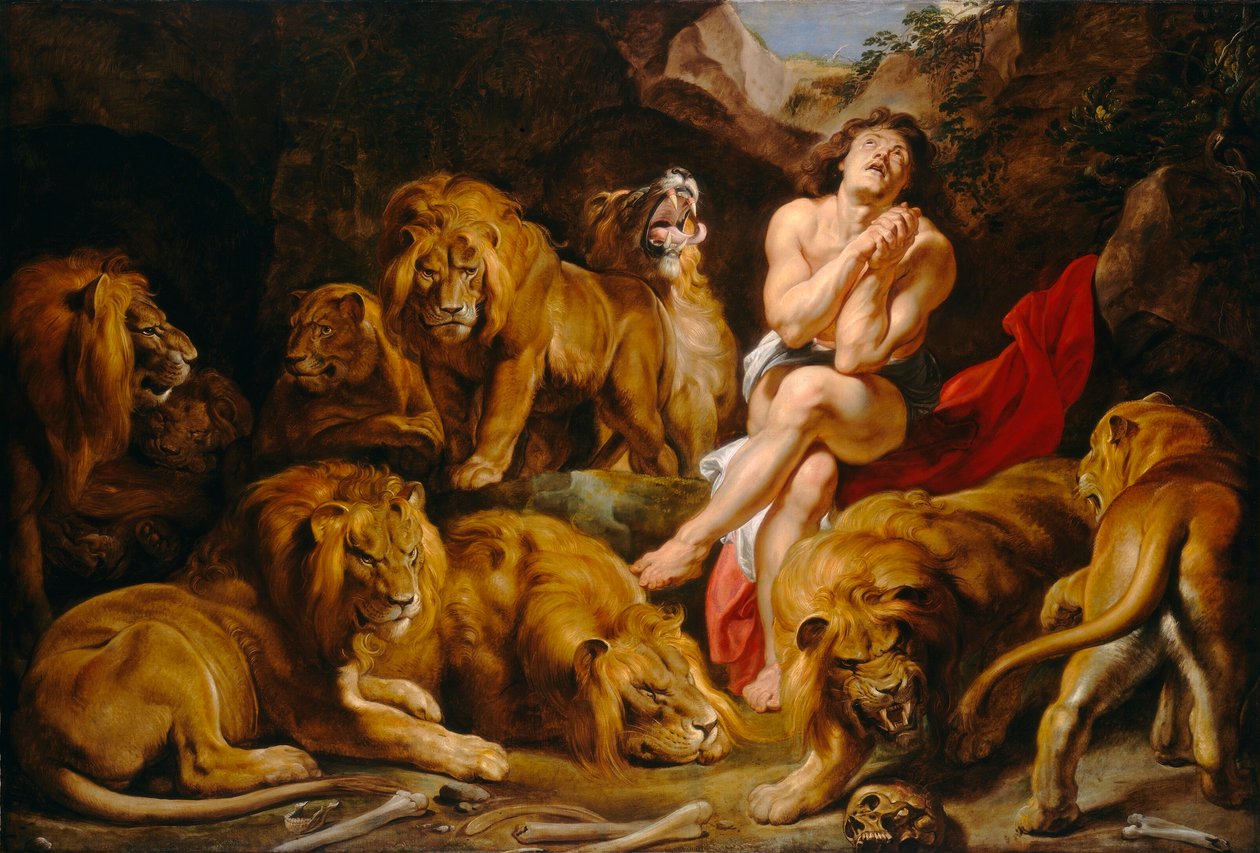 Daniel leijonien luolassa tekijältä Peter Paul Rubens