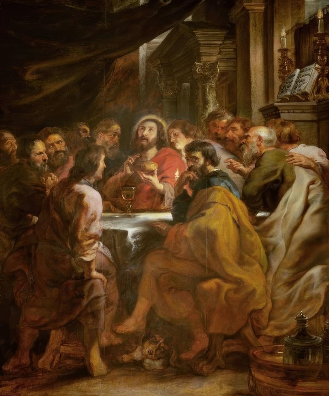 Das Abendmahl tekijältä Peter Paul Rubens