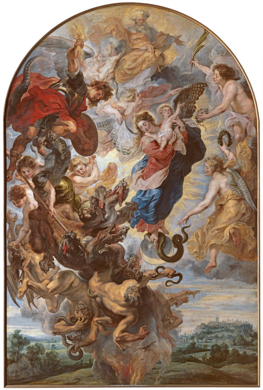 Ilmestyskirjan nainen tekijältä Peter Paul Rubens