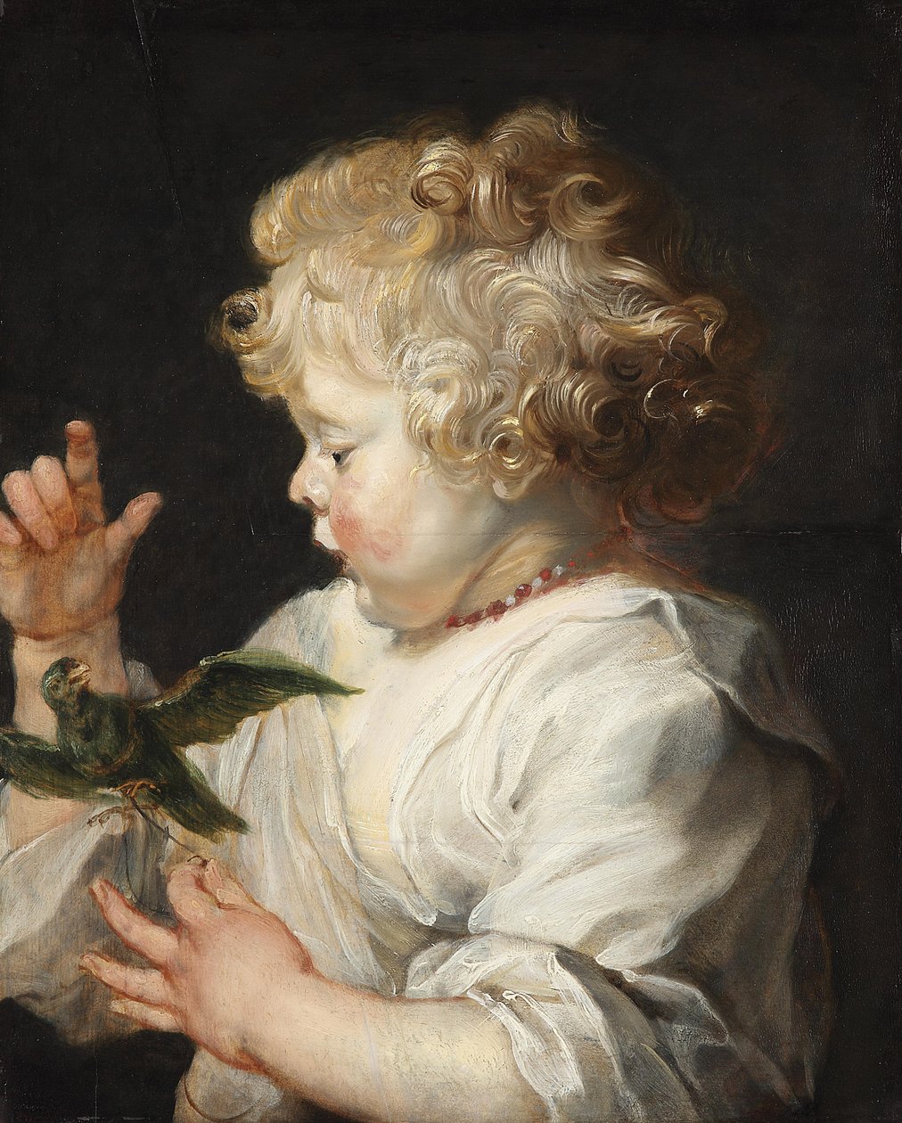 Lapsi ja lintu tekijältä Peter Paul Rubens