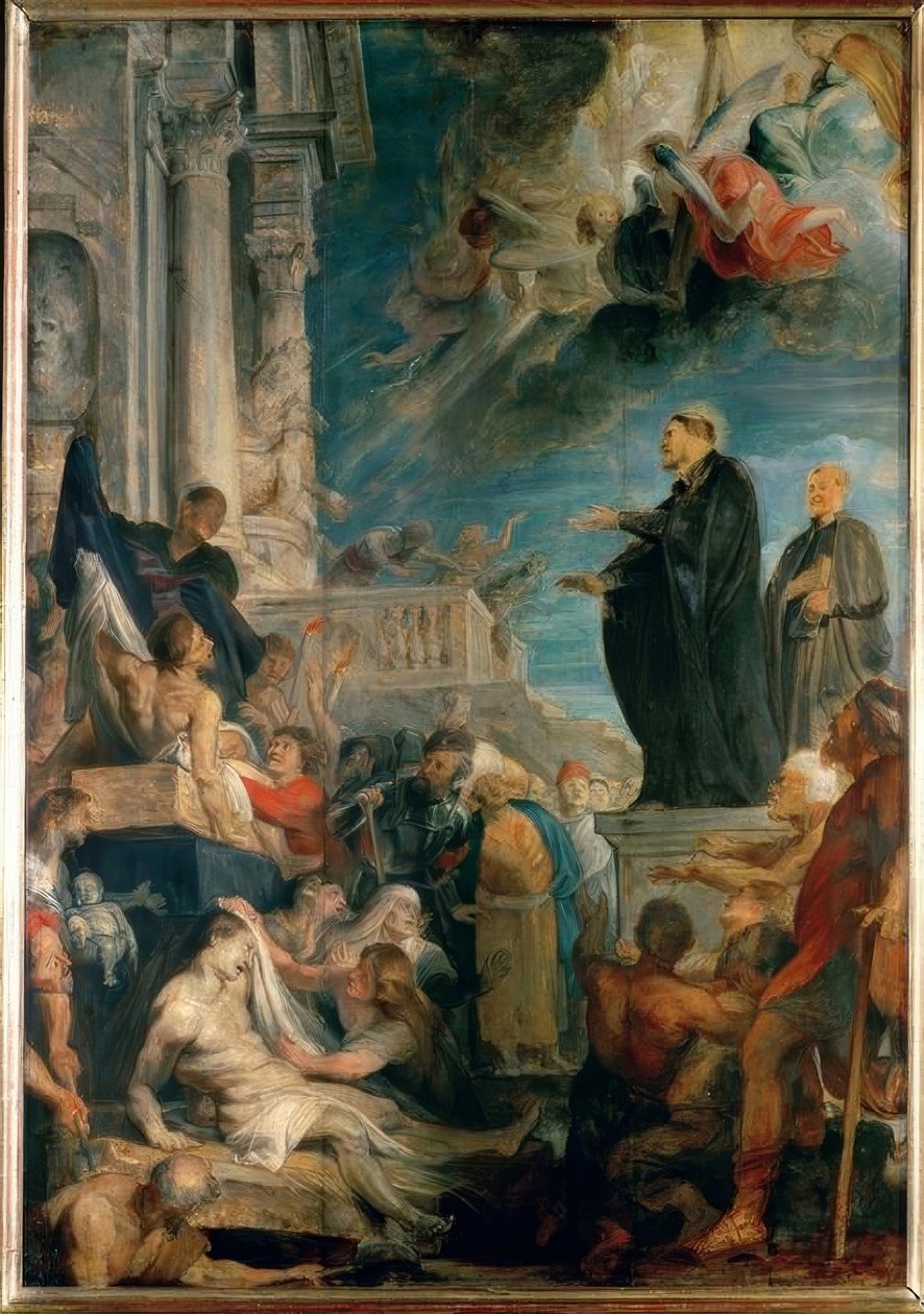 Das Wunder des Hl. Franz Xaver tekijältä Peter Paul Rubens