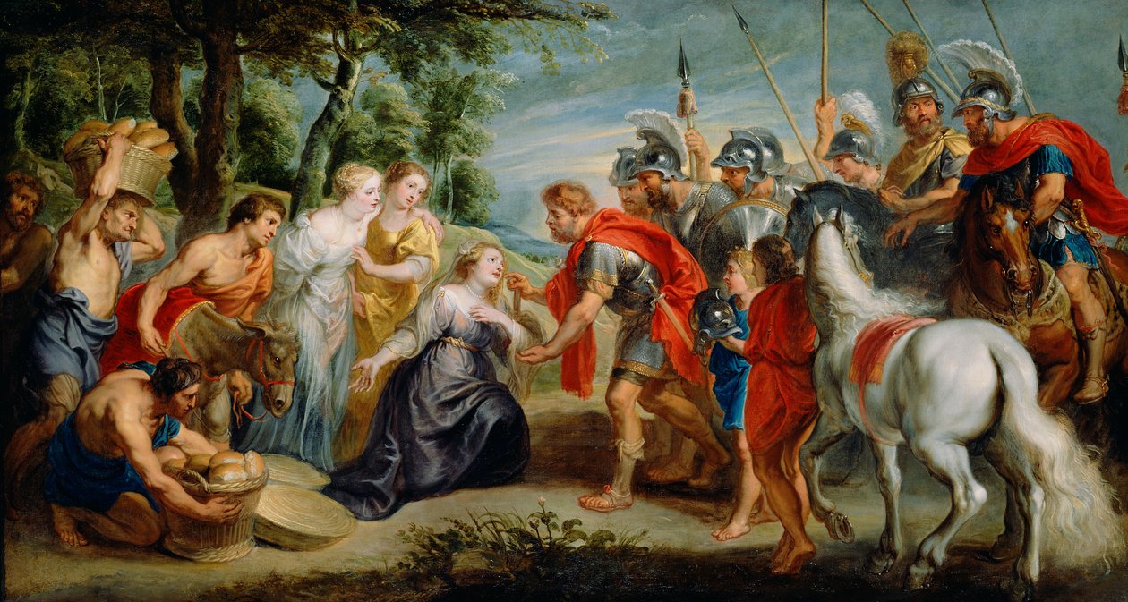 Daavid ja Abigailin kohtaaminen tekijältä Peter Paul Rubens
