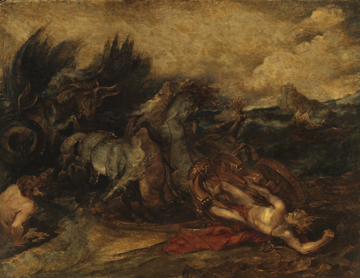 Hippolytuksen kuolema tekijältä Peter Paul Rubens