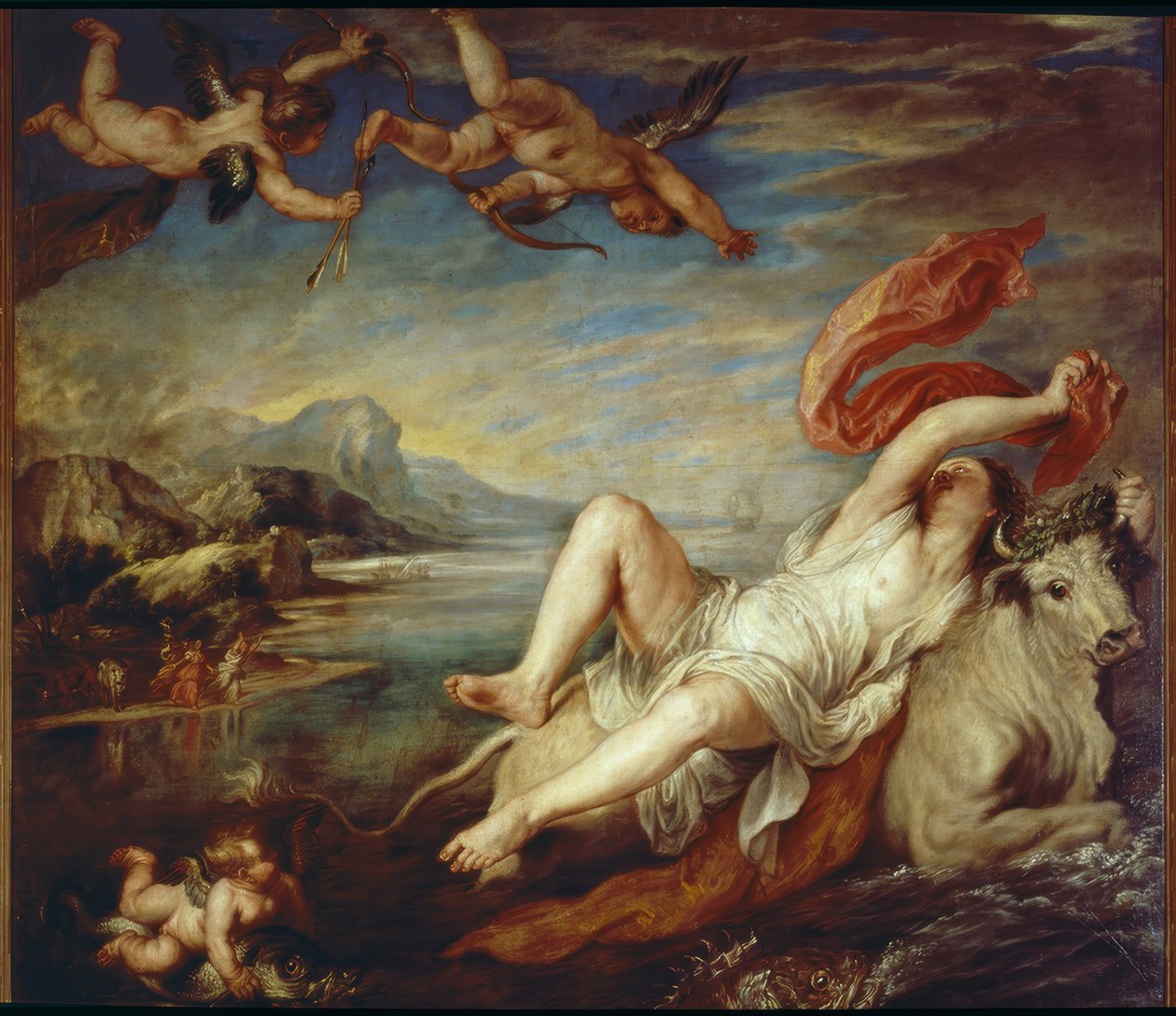 Euroopan raiskaus tekijältä Peter Paul Rubens