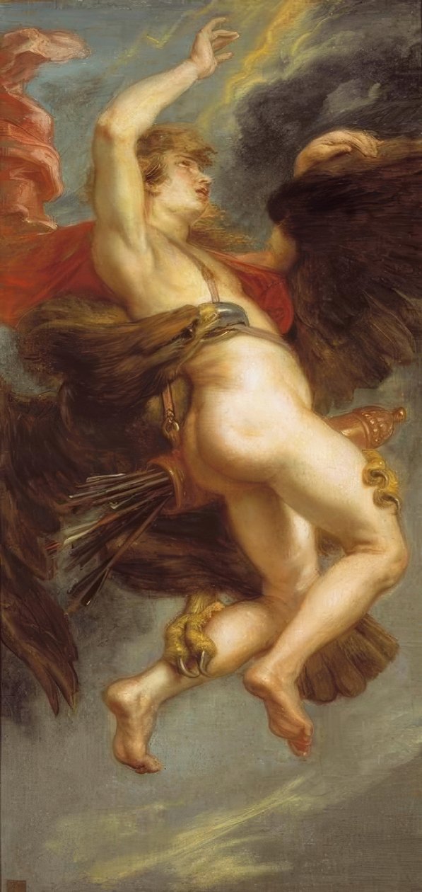 Ganymeden ryöstö tekijältä Peter Paul Rubens