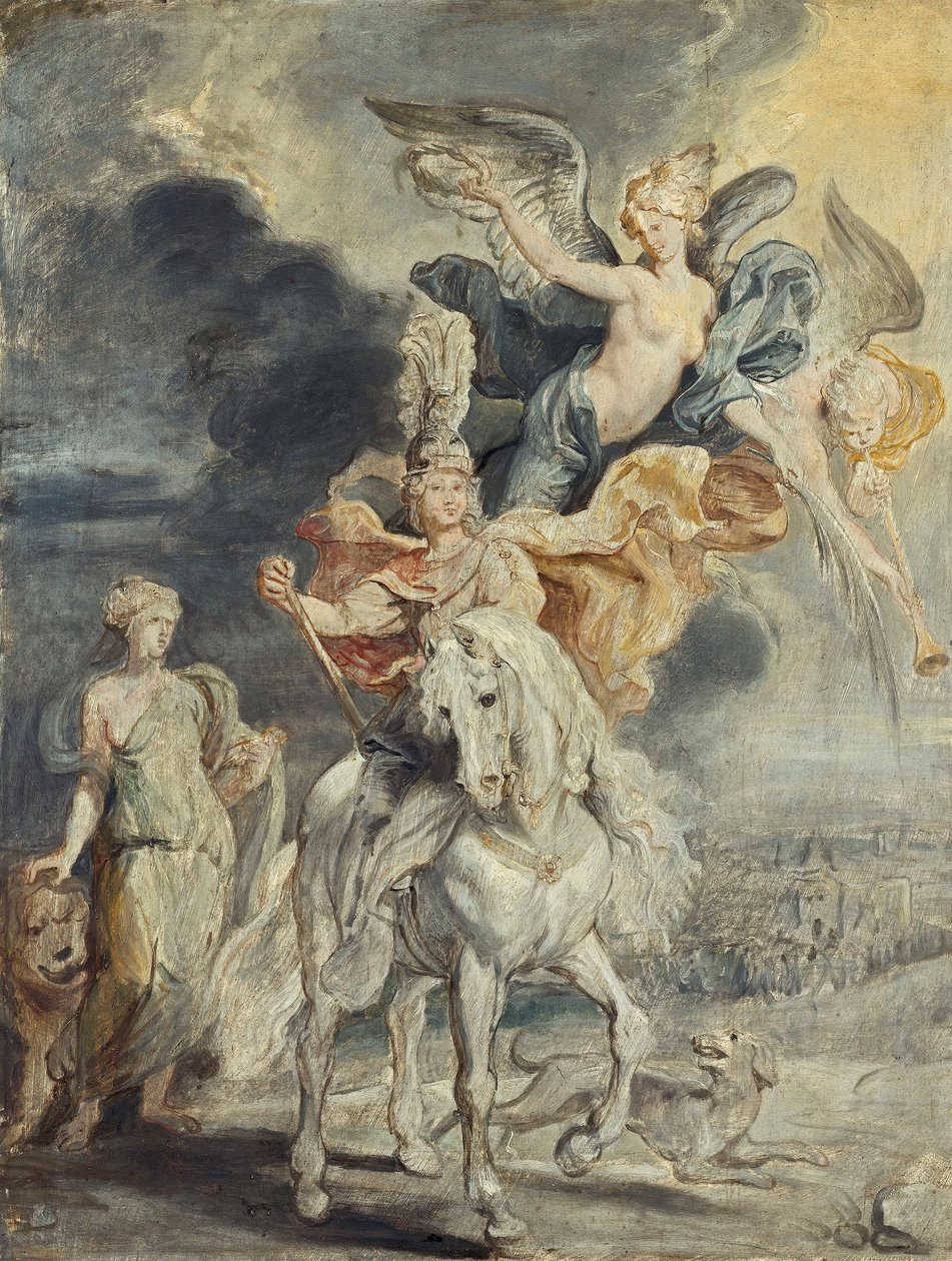 Jülichin voitto (luonnos Medici-sarjaan) tekijältä Peter Paul Rubens