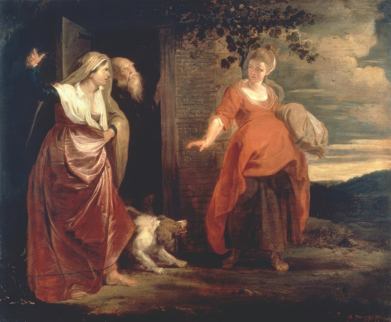 Der Weggang der Hagar tekijältä Peter Paul Rubens