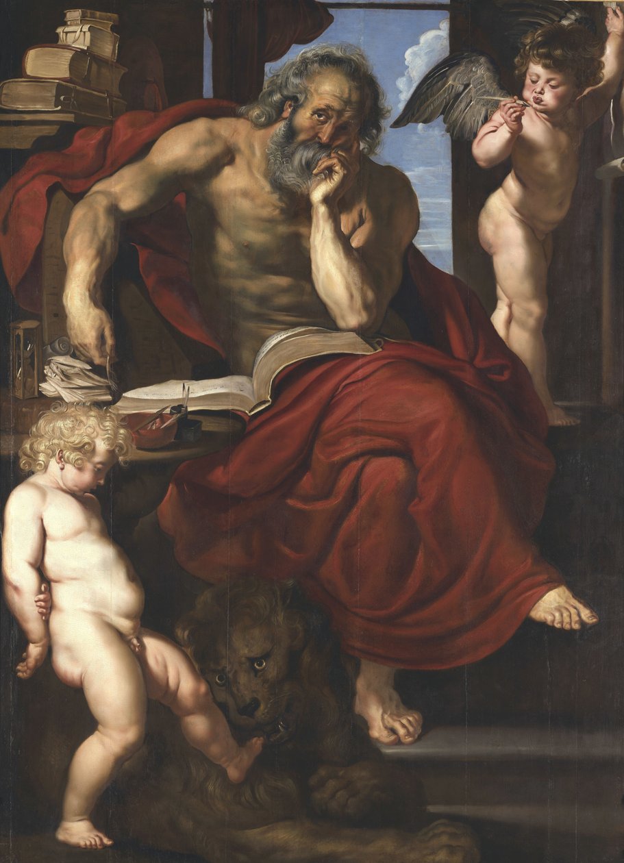 Pyhä Jerome tekijältä Peter Paul Rubens