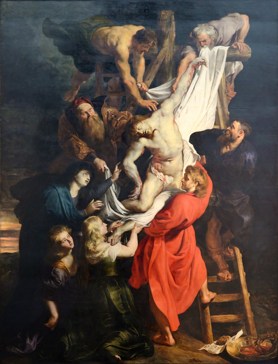 Laskeutuminen ristiltä tekijältä Peter Paul Rubens