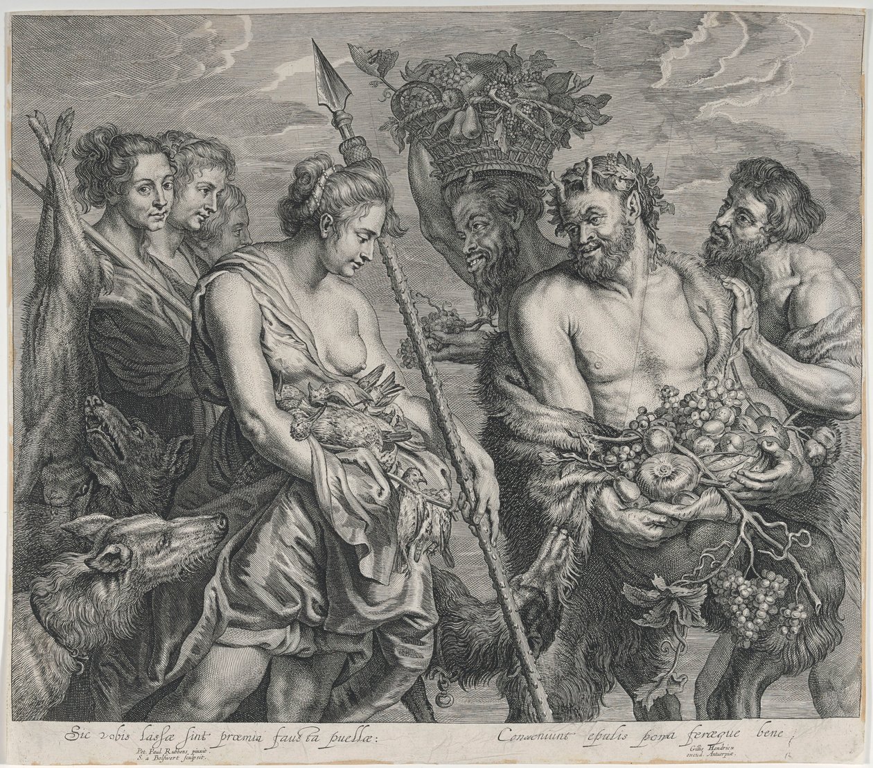 Diana palaamassa metsästykseltä tekijältä Peter Paul Rubens