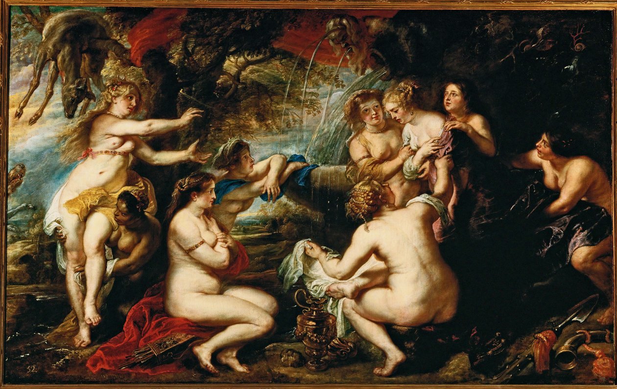 Diana ja Callisto (maalaus kankaalle) tekijältä Peter Paul Rubens