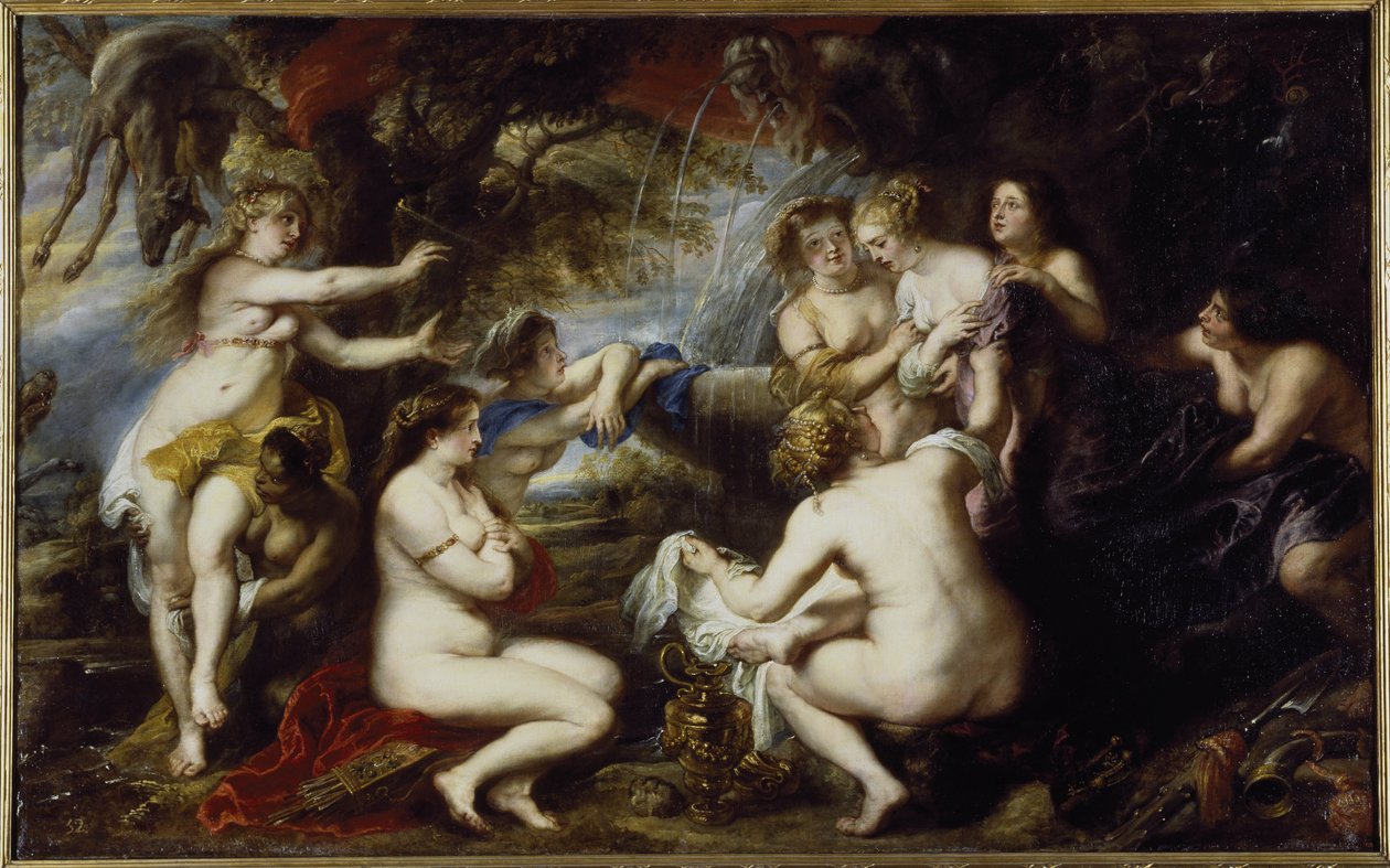 Diane ja Callisto - Öljy kankaalle tekijältä Peter Paul Rubens