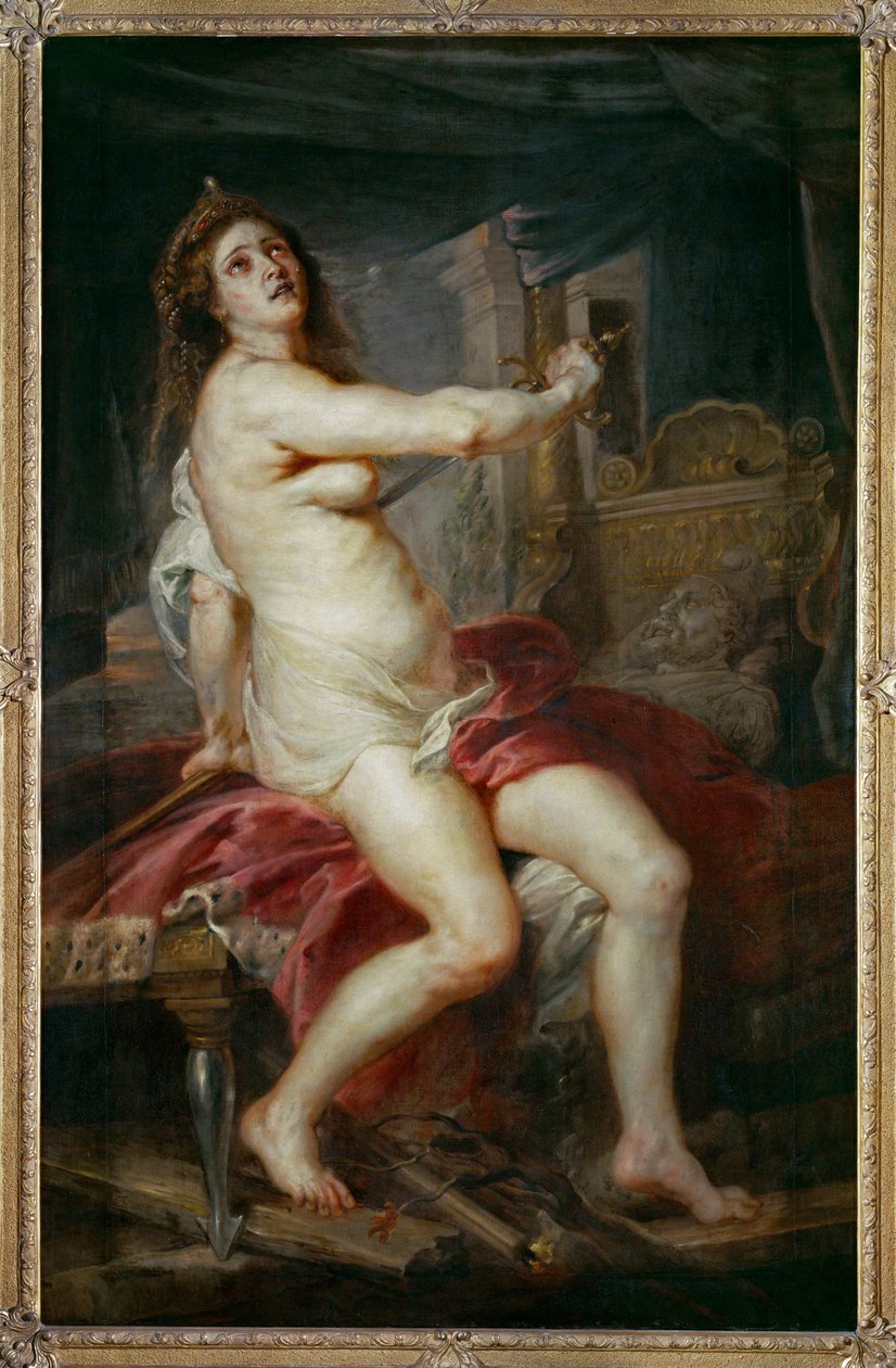 Didon kuolema (maalaus kankaalle) tekijältä Peter Paul Rubens