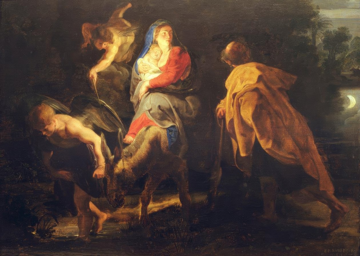 Lento Egyptiin tekijältä Peter Paul Rubens
