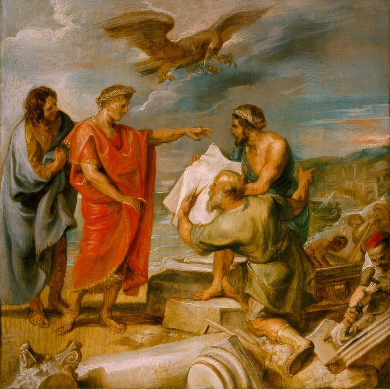 Konstantinopolin perustaminen tekijältä Peter Paul Rubens