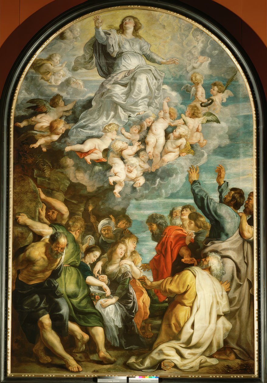 Die Himmelfahrt Mariens tekijältä Peter Paul Rubens