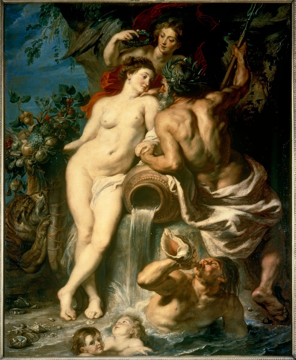 Die Verbindung des Wassers mit der Erde tekijältä Peter Paul Rubens