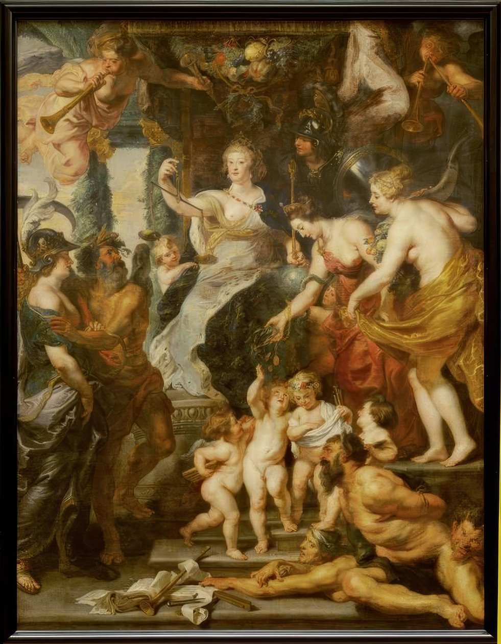 Die glückliche Regierung der Maria von Medici tekijältä Peter Paul Rubens