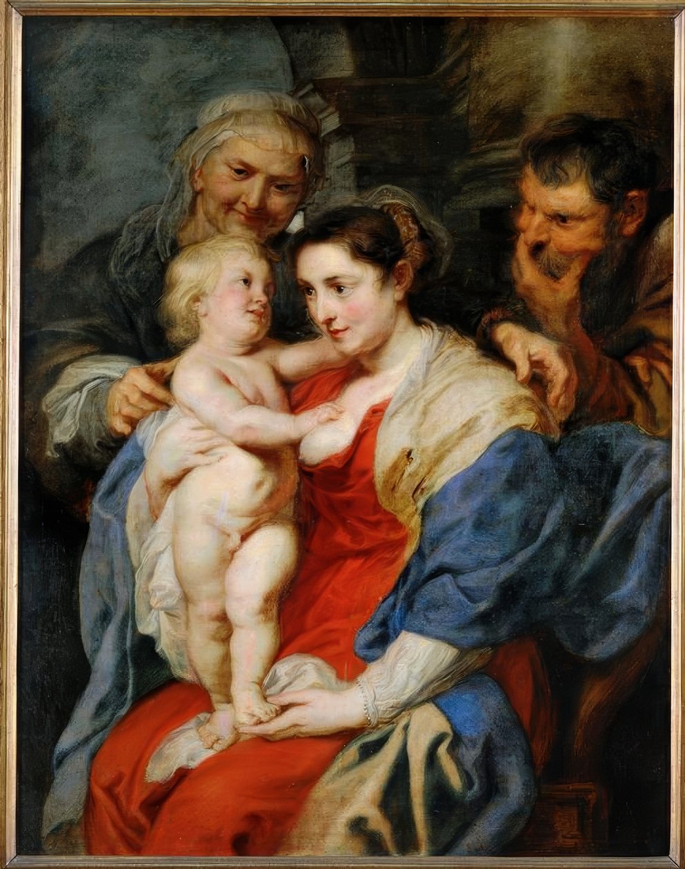 Die heilige Familie mit der heiligen Anna tekijältä Peter Paul Rubens