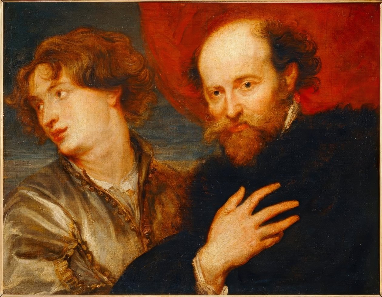 Van Dyck et Rubensin ideaali kaksoismuotokuva tekijältä Peter Paul Rubens