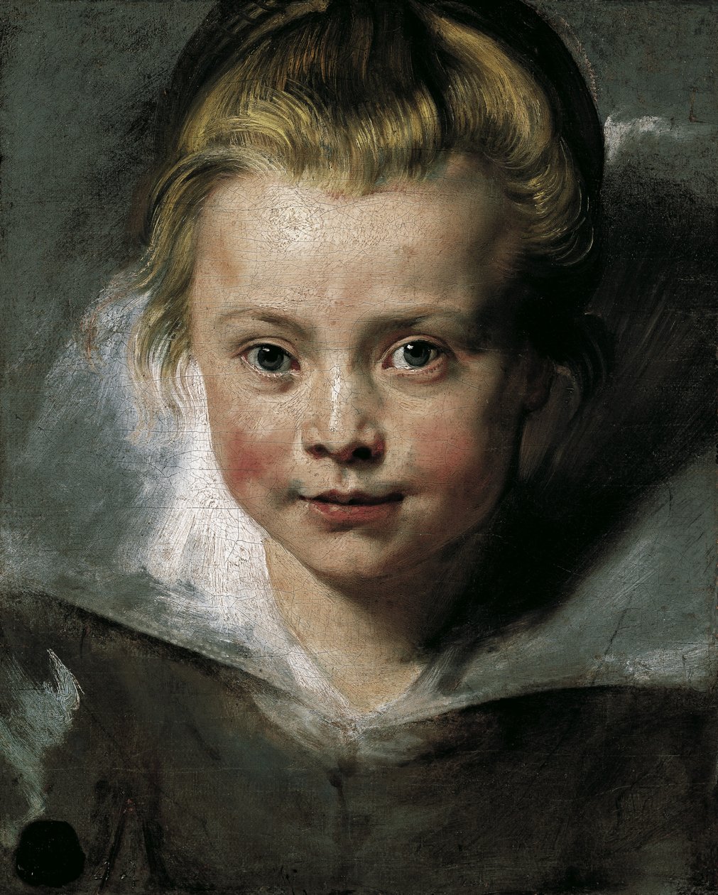 Hollanti: Portret van Clara Serena Rubens (1611-1623) Taiteilijan tyttären Clara Serena Rubensin muotokuva. tekijältä Peter Paul Rubens