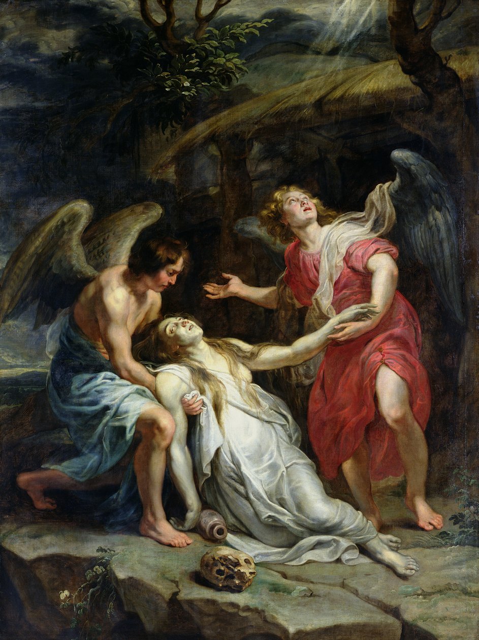 Maria Magdalenan ekstaasi, n. 1619–1620 (öljy kankaalle) tekijältä Peter Paul Rubens