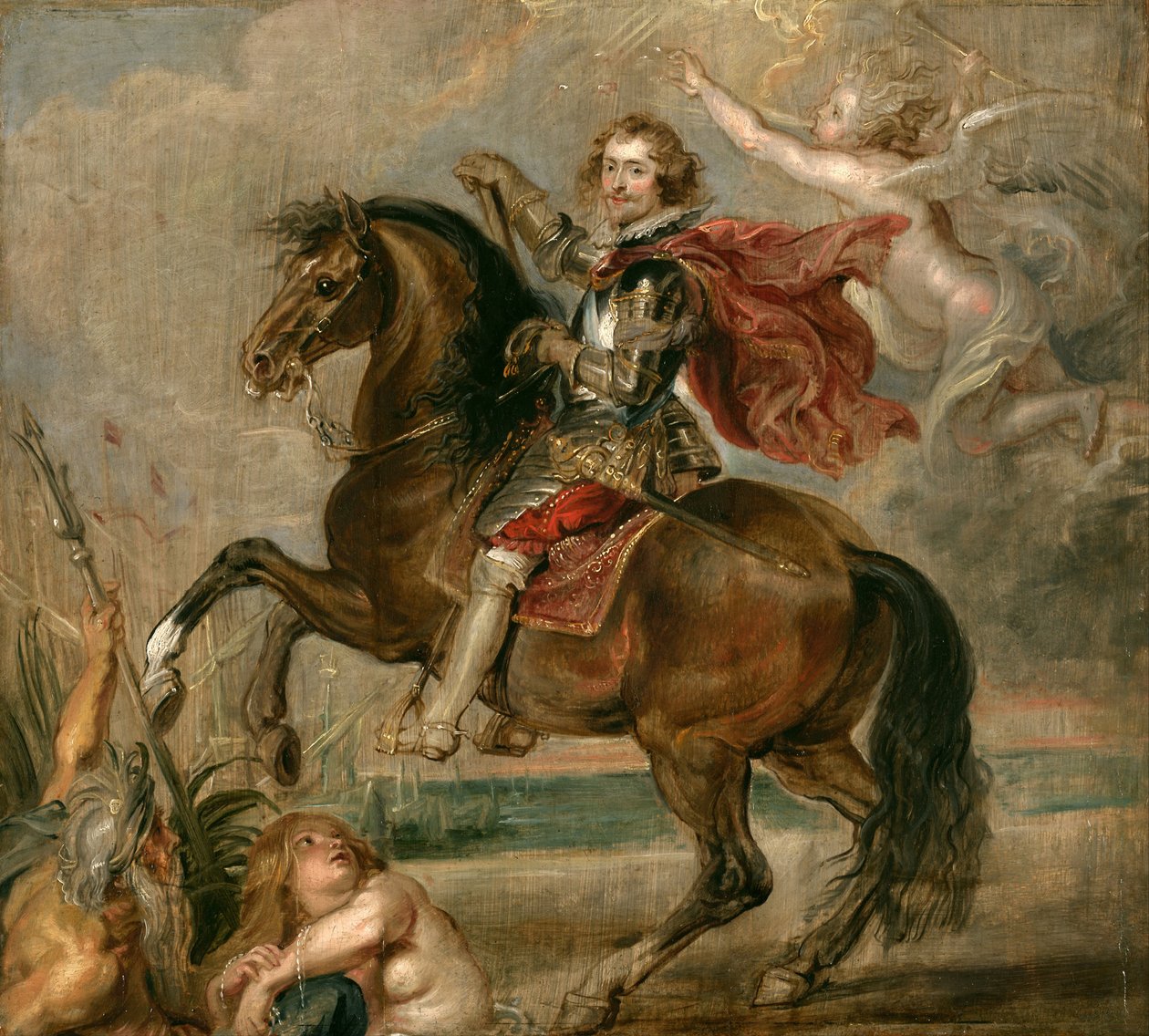 Buckinghamin herttuan ratsastusmuotokuva tekijältä Peter Paul Rubens