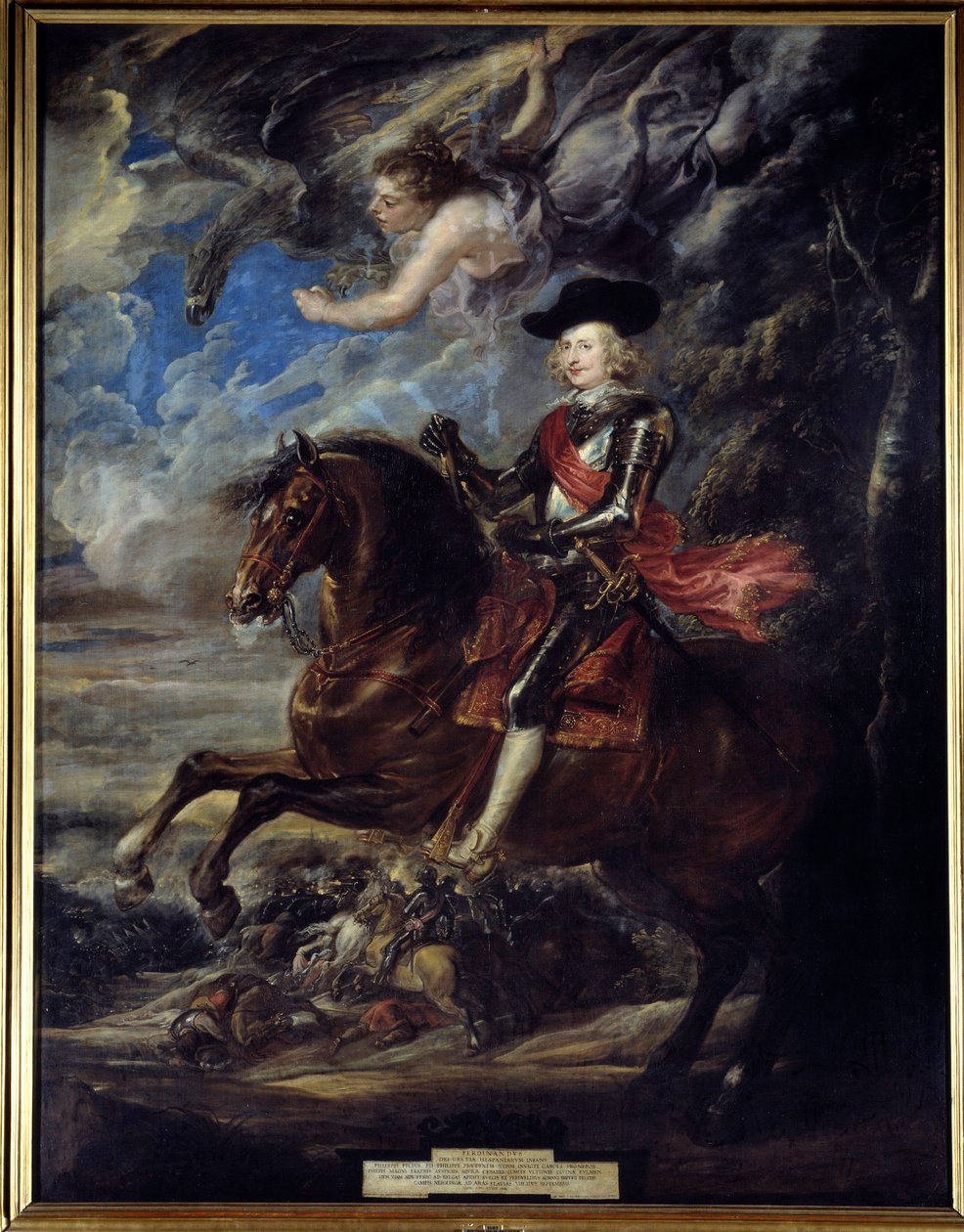 Ratsastusmuotokuva kardinaalilapsesta Don Ferdinandista Itävallasta (tai Ferdinandista Habsburgista tekijältä Peter Paul Rubens