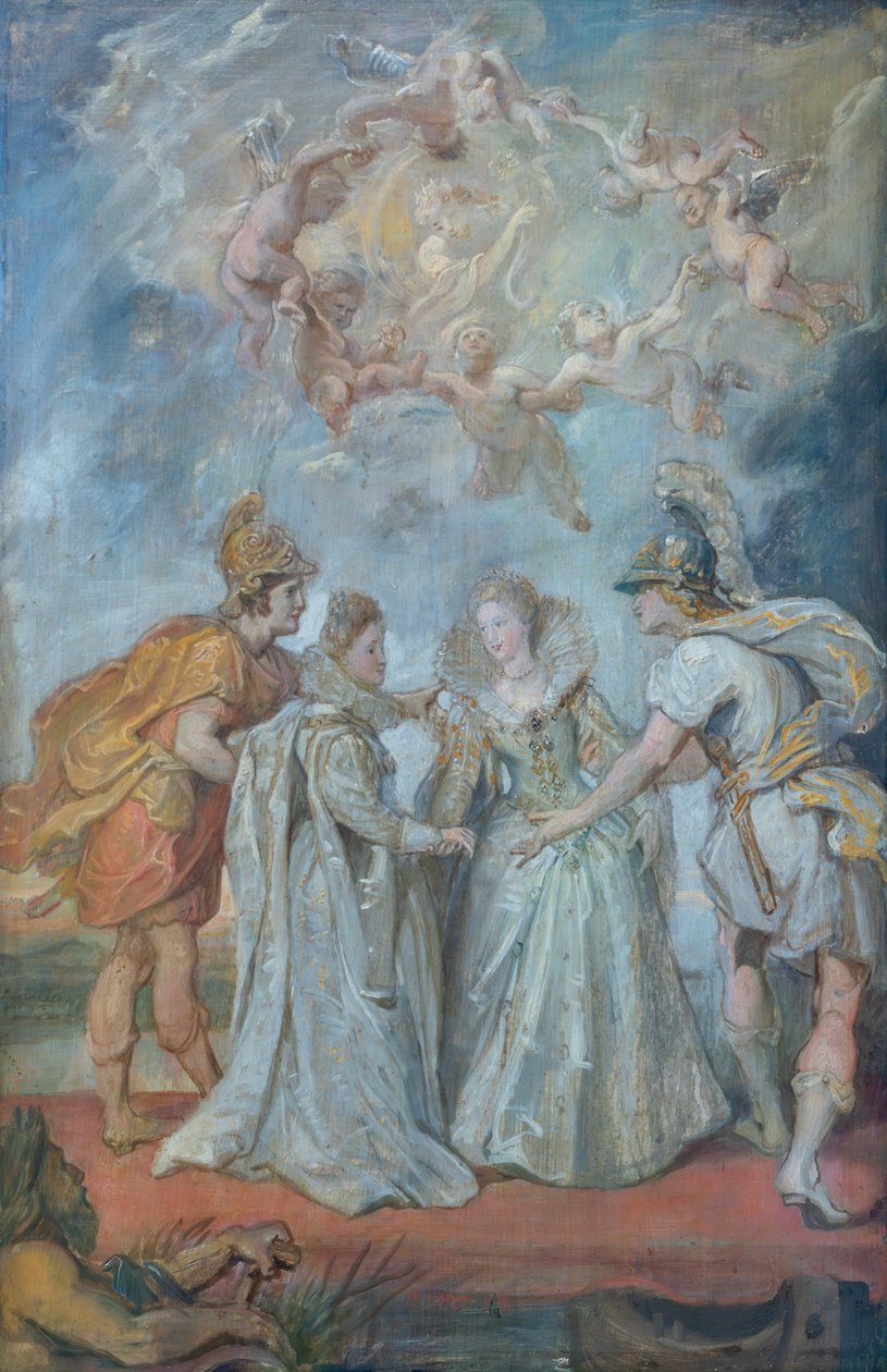 Prinsessojen suvunsisäinen vaihto Espanjan ja Ranskan välillä 9. marraskuuta 1615 tekijältä Peter Paul Rubens