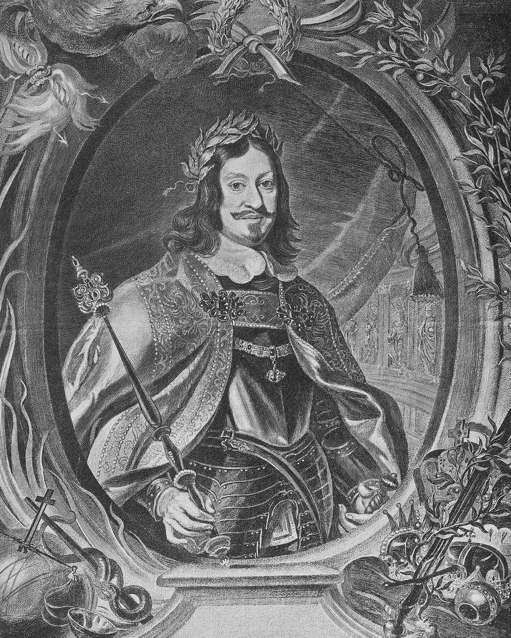 Ferdinand III, Pyhän Rooman keisari, Christoffel Jegherin kaiverrus, noin 1631-33. tekijältä Peter Paul Rubens