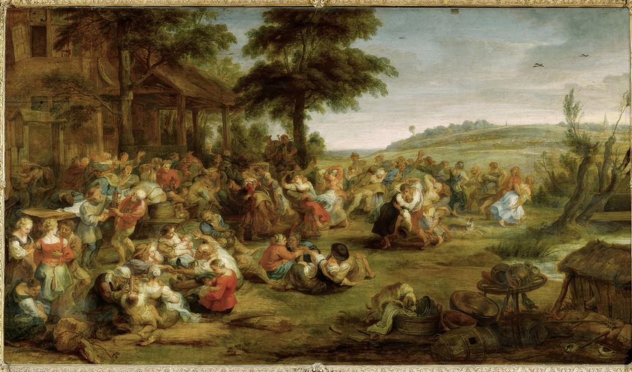 Flandrische Kirmes tekijältä Peter Paul Rubens