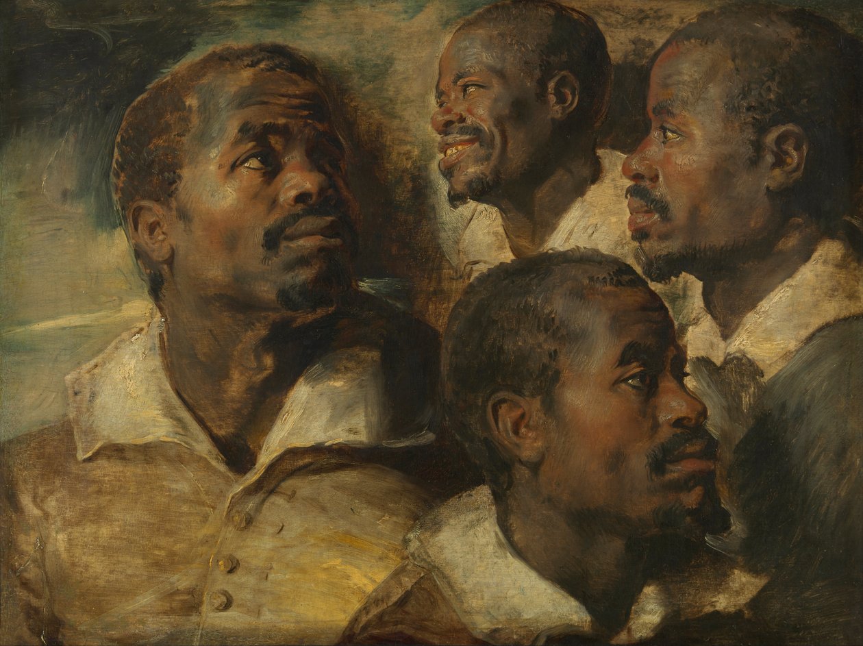 Neljä tutkielmaa maurin päästä tekijältä Peter Paul Rubens