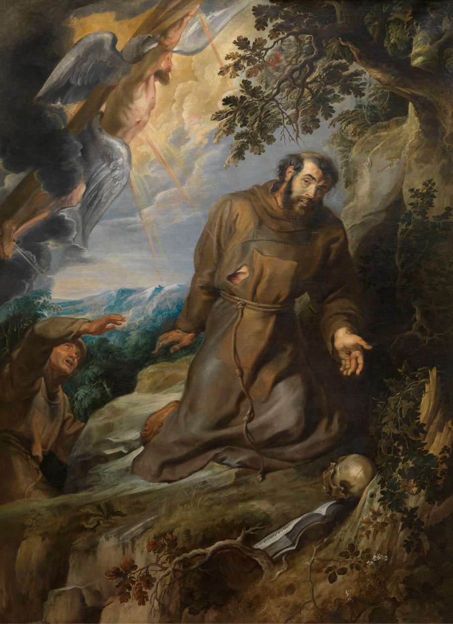Assisin Franciscus saa stigmata tekijältä Peter Paul Rubens
