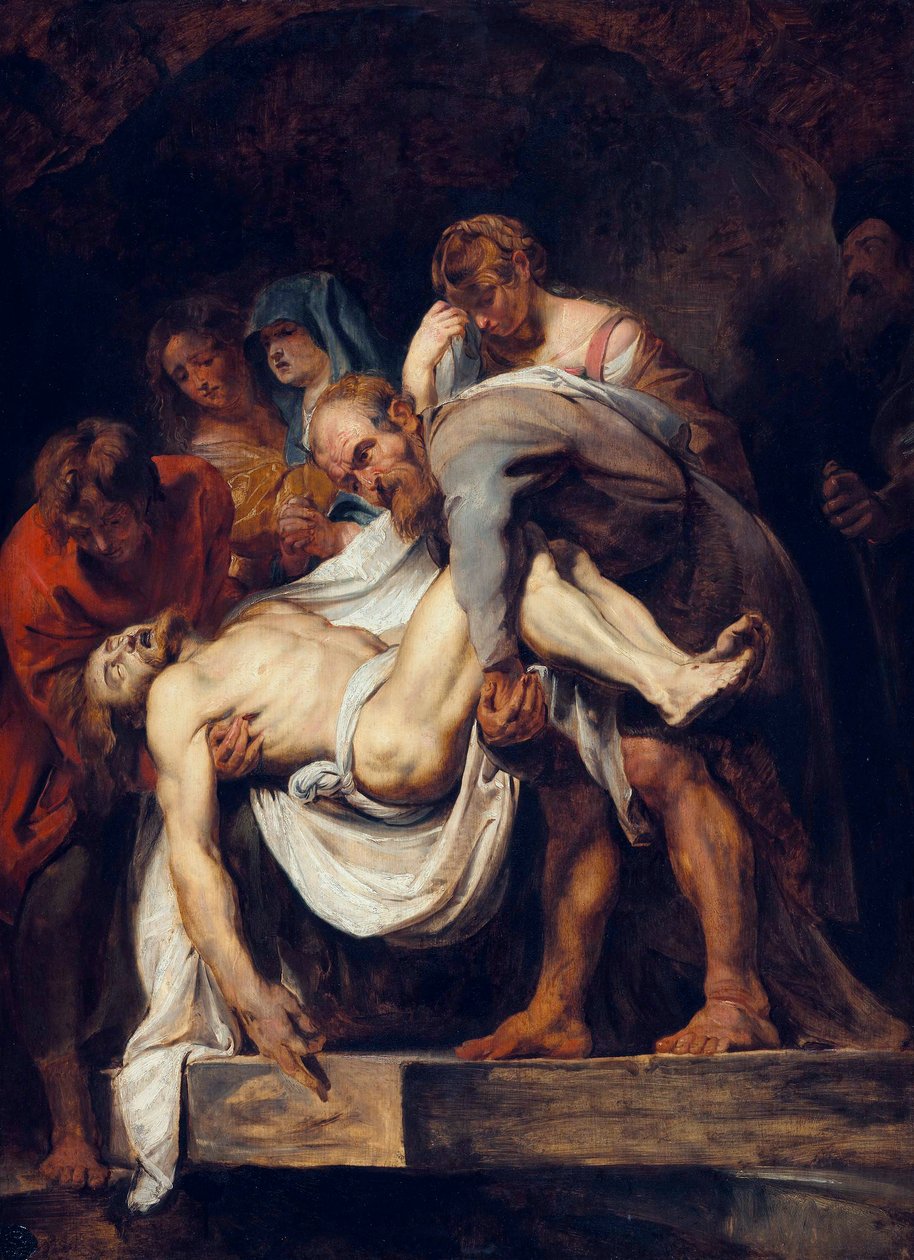 Ranskalainen:  The Entombment tekijältä Peter Paul Rubens