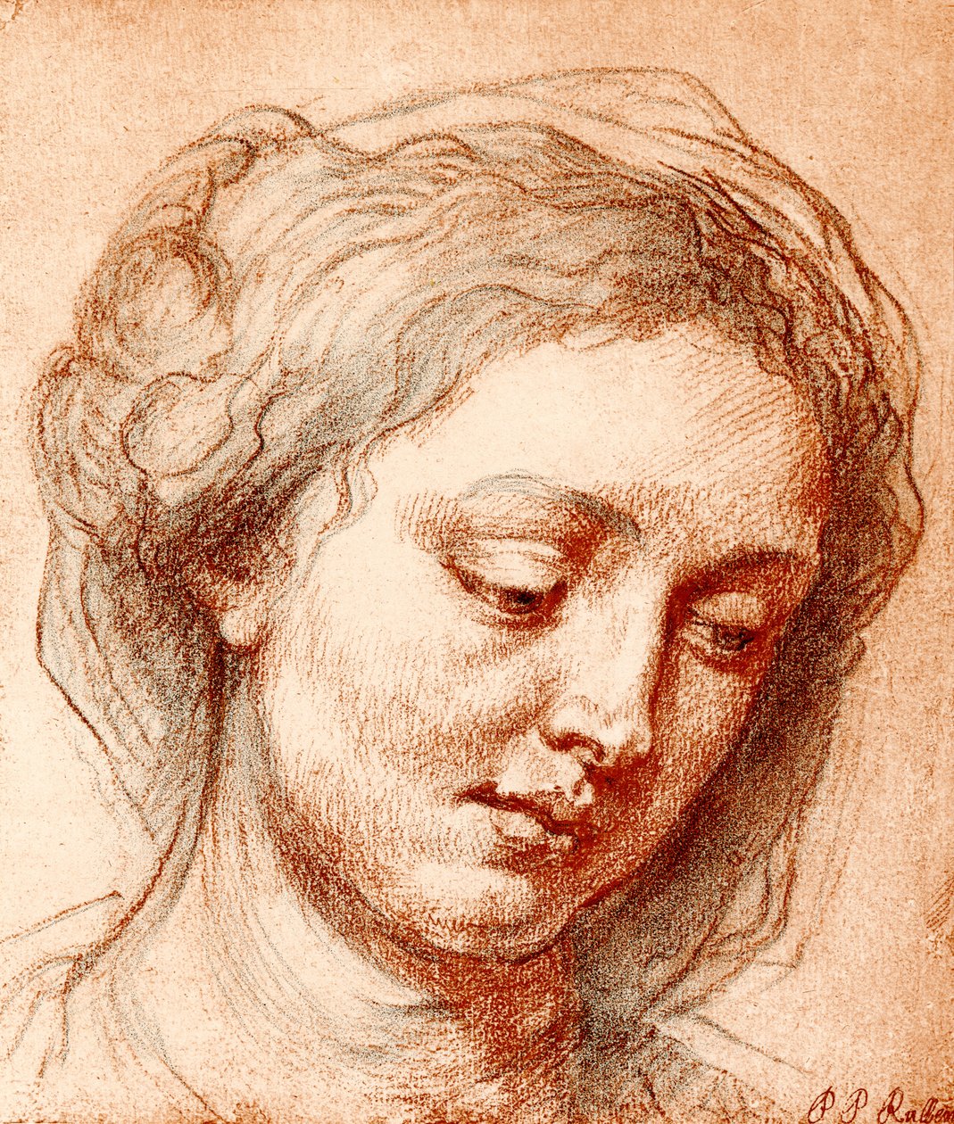 Tyttöjen pää tekijältä Peter Paul Rubens