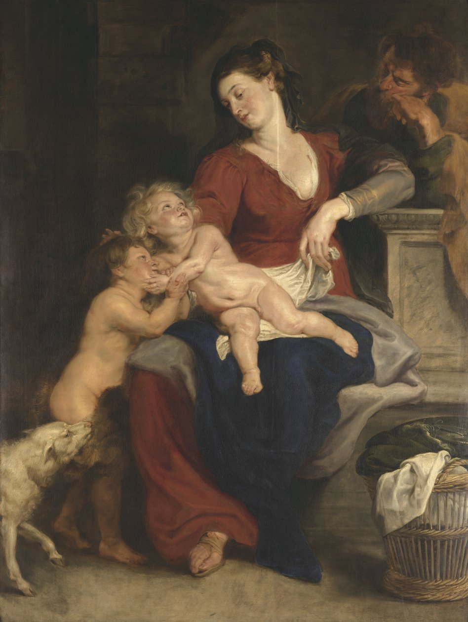 Heilige Familie mit dem Korb tekijältä Peter Paul Rubens