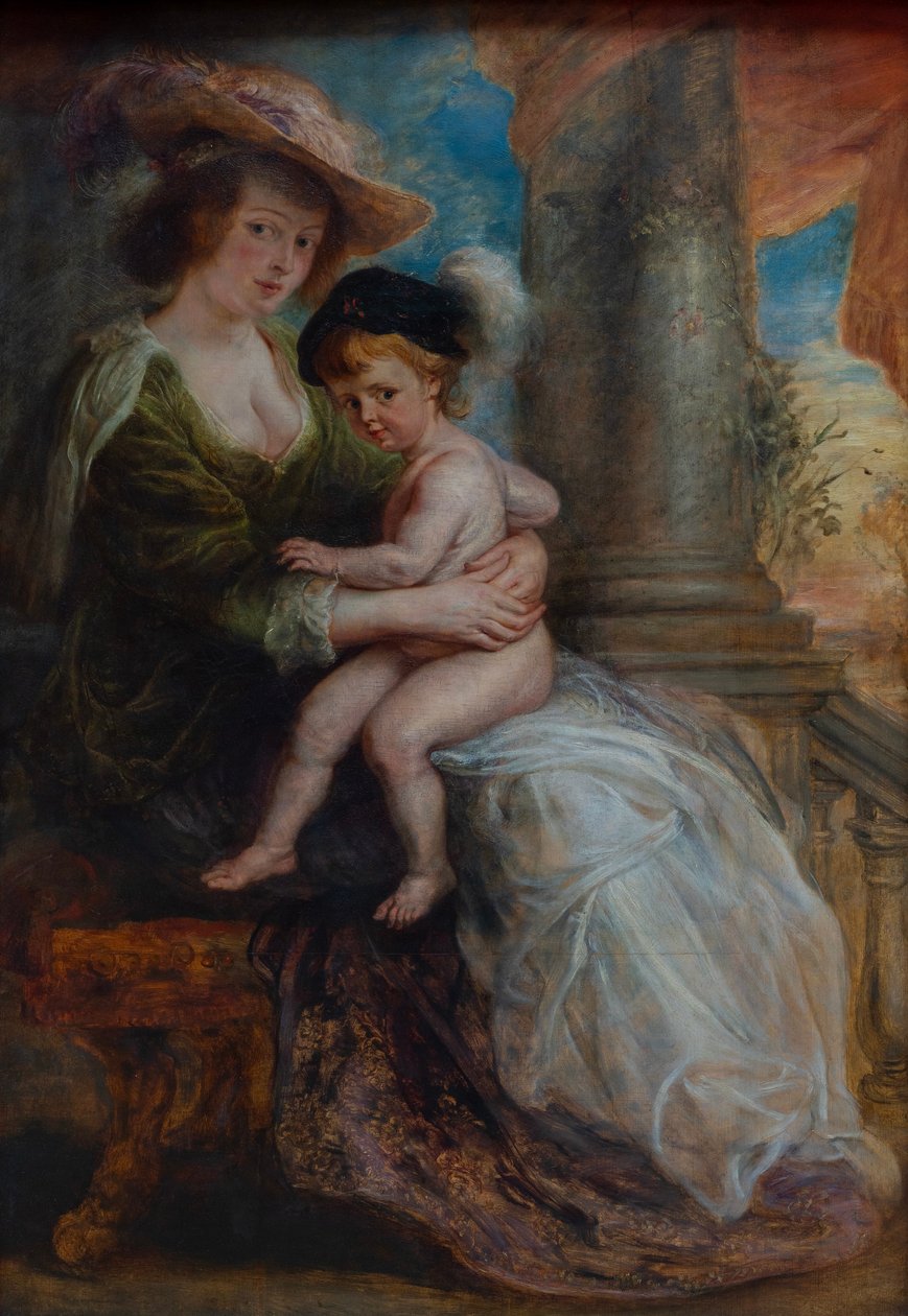 Hélène Fourment poikansa Fransin kanssa tekijältä Peter Paul Rubens