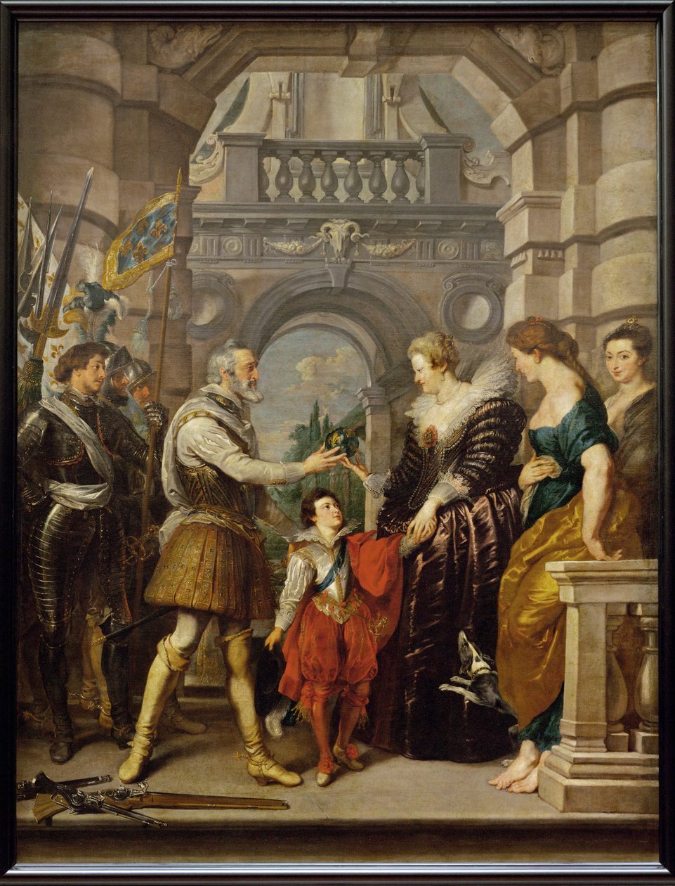 Henri IV lähtee sotaan Saksaan tekijältä Peter Paul Rubens