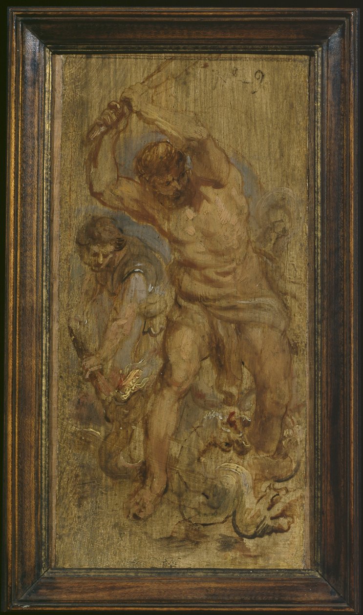 Hercules tappaa hydran n.1639 tekijältä Peter Paul Rubens