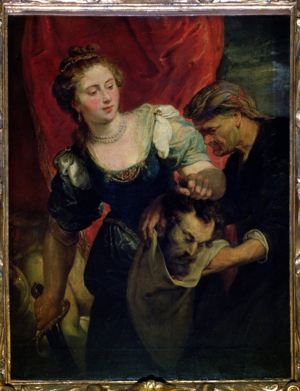 Judith Holofernesin pään kanssa tekijältä Peter Paul Rubens
