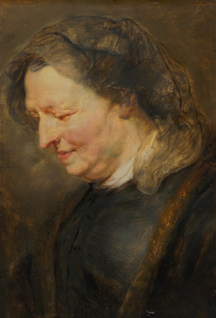 Vanhan naisen päätutkielma tekijältä Peter Paul Rubens